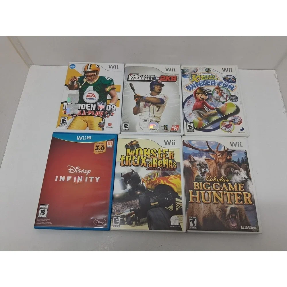 Wii Games Lot Of 6 Used Good Condition
